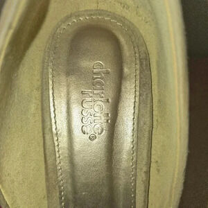 Charlotte Russe Size 9, 6" suede heels.